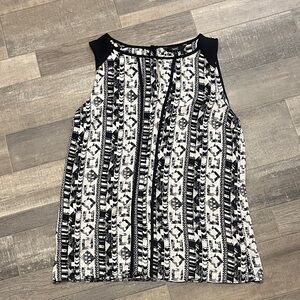 Next Black and White Patterned Blouse